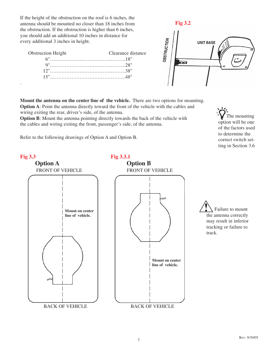 Option a, Option b | Winegard LP-1000 User Manual | Page 7 / 20