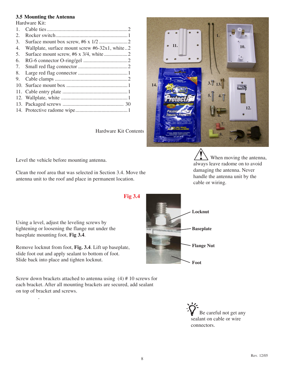 Winegard LP-1000 User Manual | Page 8 / 20