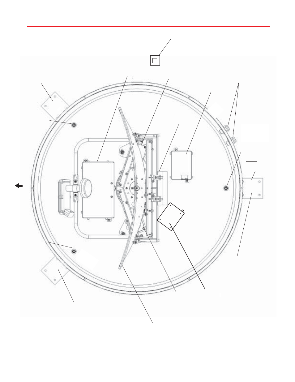 Installation diagram, Rear base foot must directly face rear of vehicle, Remove wire ties holding mount | Winegard MV-2222 User Manual | Page 4 / 12