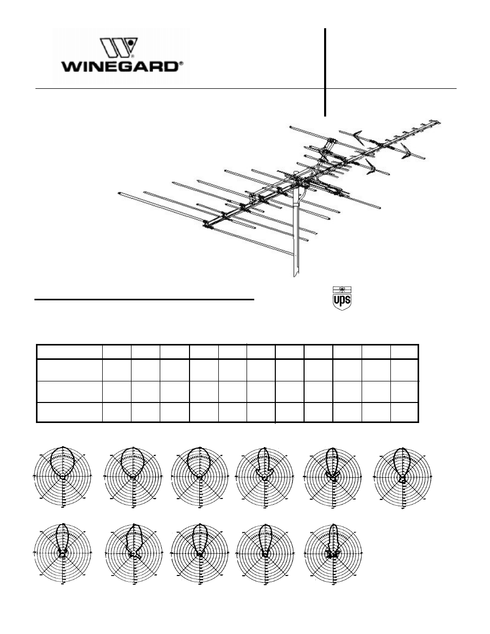 Winegard HD-7084P User Manual | 1 page