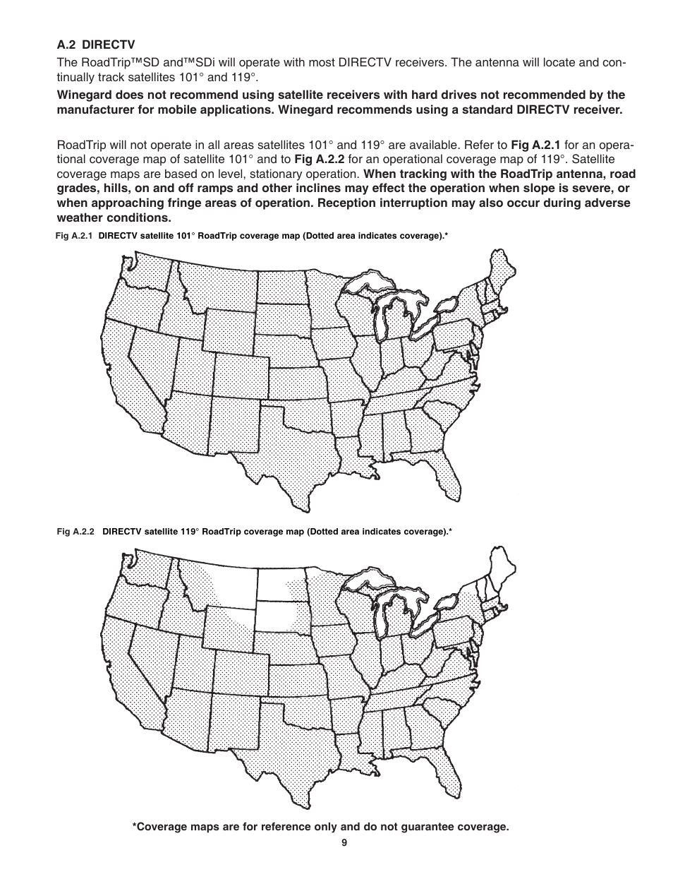 Winegard RoadTrip SD User Manual | Page 9 / 12