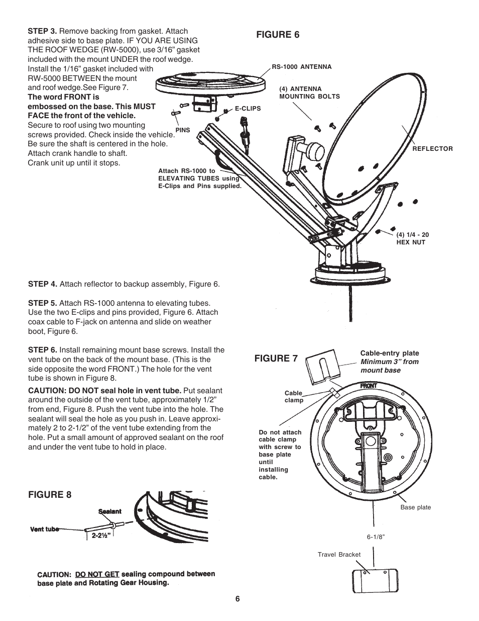 Figure 6 figure 8 figure 7 | Winegard RM-DM61/DM55 User Manual | Page 6 / 16