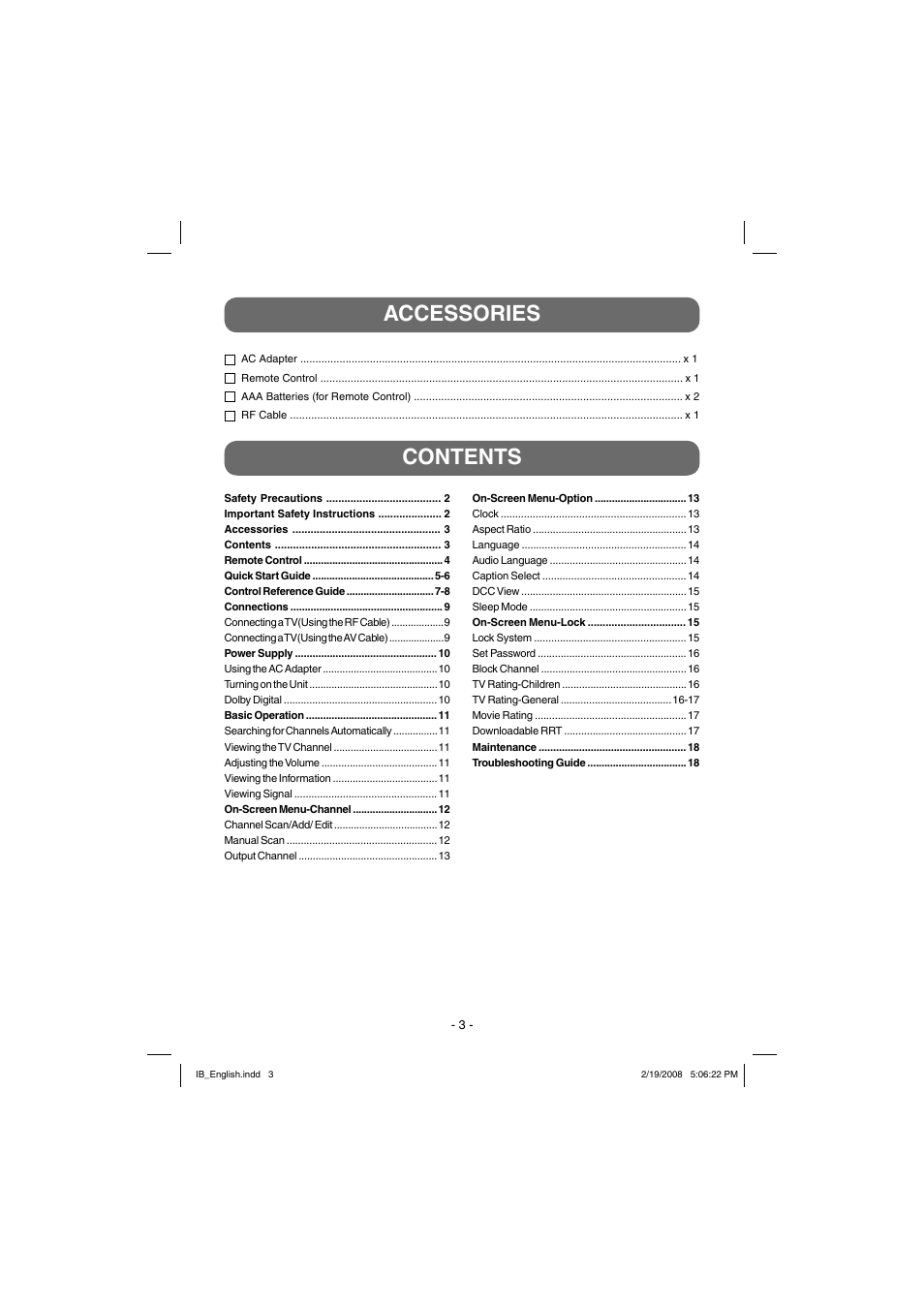 Winegard RC-DT09 User Manual | Page 3 / 19