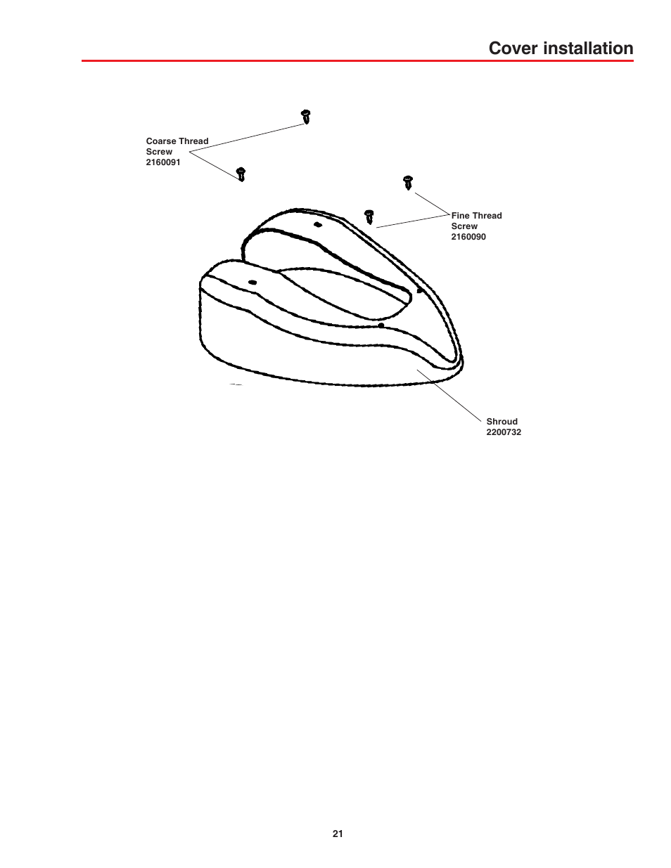 Cover installation | Winegard AS-2003 User Manual | Page 21 / 24