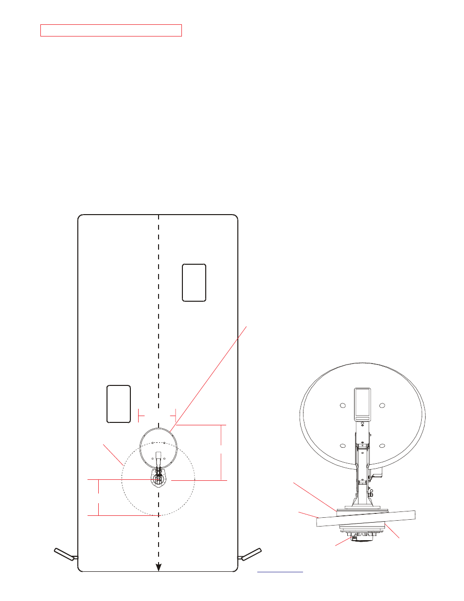 Cen te r r oof line, Installation & assembly | Winegard RD-4600 User Manual | Page 2 / 16