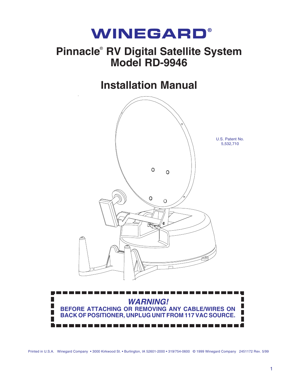 Winegard RD-9946 User Manual | 77 pages