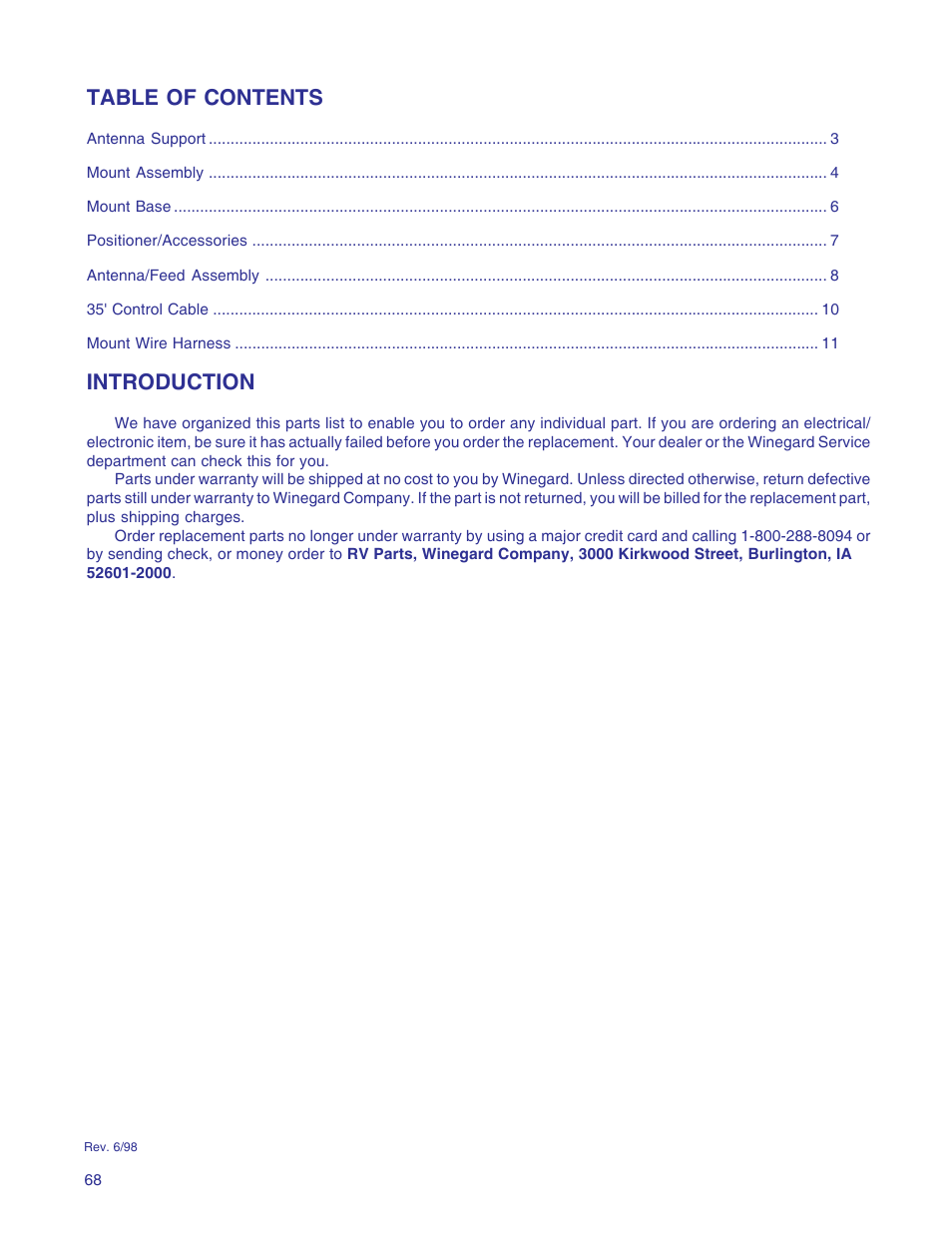 Winegard RD-9946 User Manual | Page 68 / 77