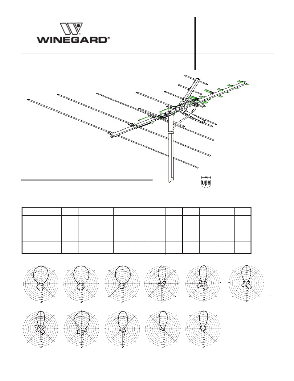 Winegard Prostar 1000 PR-7010 User Manual | 1 page