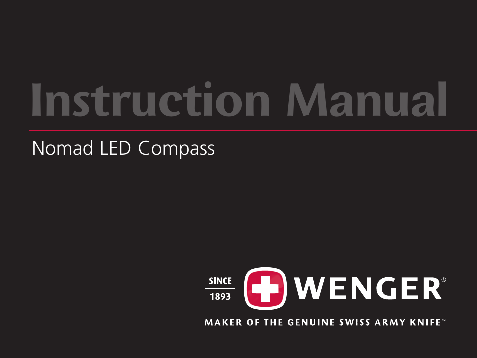 Wenger Nomad User Manual | 26 pages