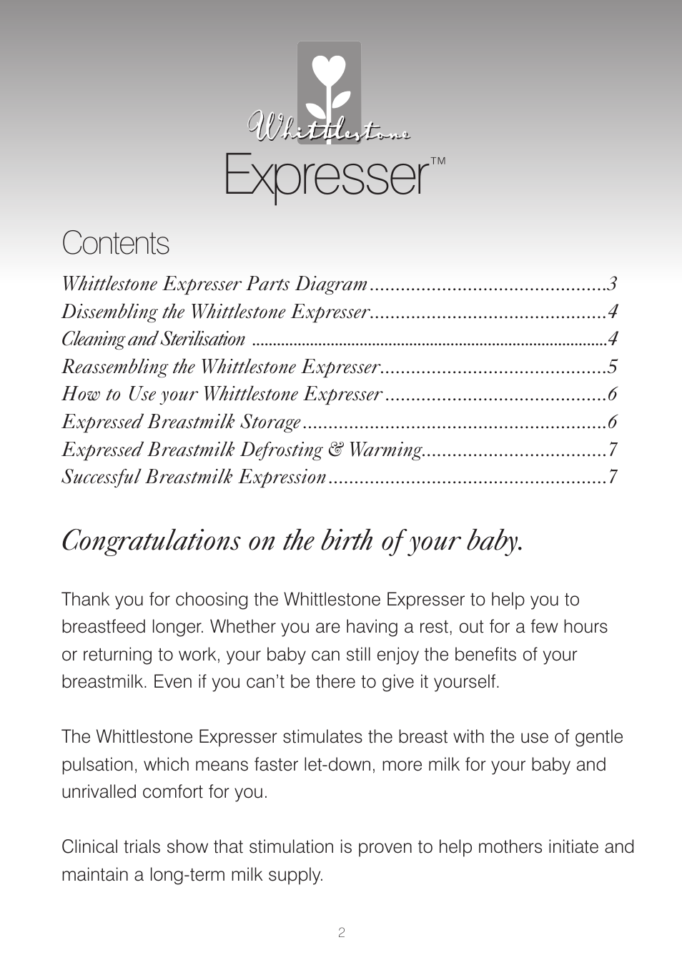 Whittlestone Expresser User Manual | Page 2 / 8