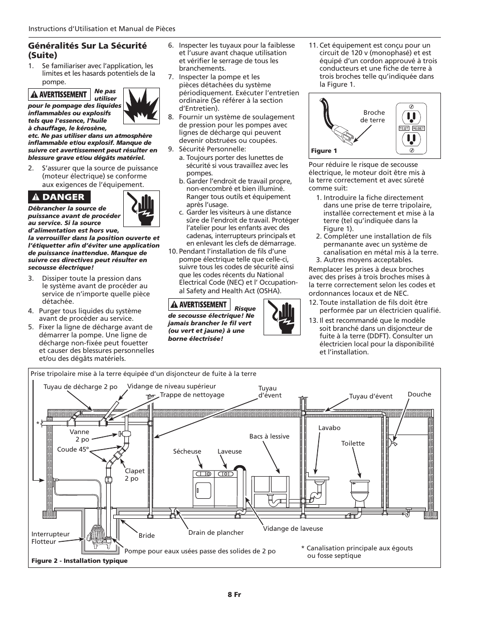 Wayne SEL50 User Manual | Page 8 / 20