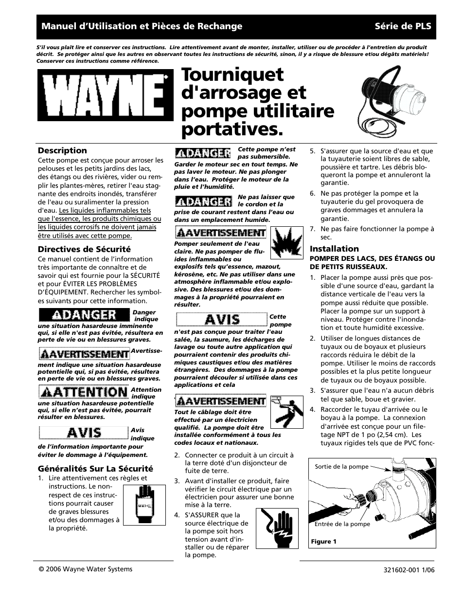 Wayne PLS Series User Manual | Page 5 / 12