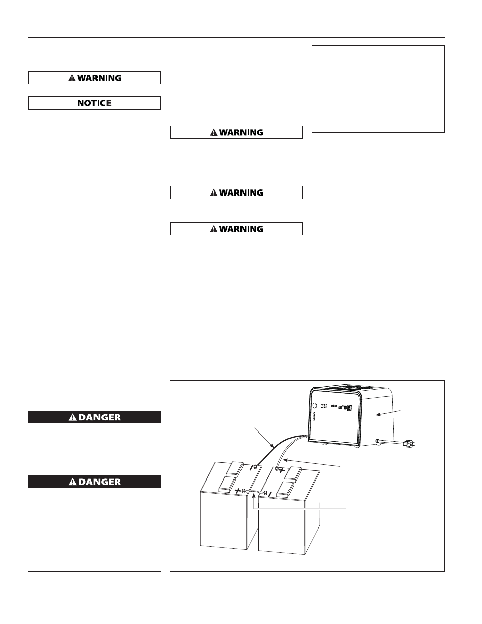 12v battery 12v battery | Wayne ESP45 User Manual | Page 2 / 24