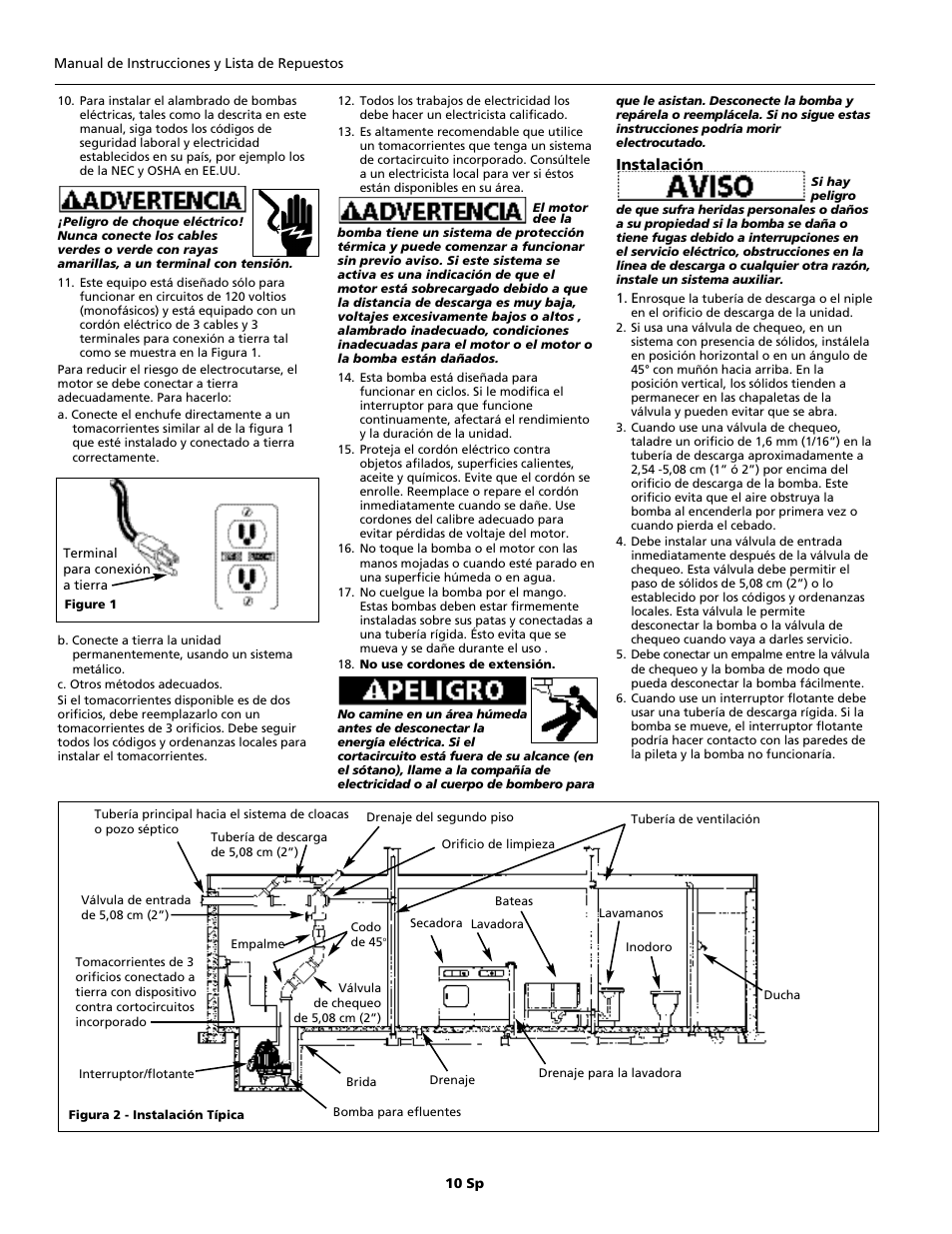 Wayne DSP60 User Manual | Page 10 / 12