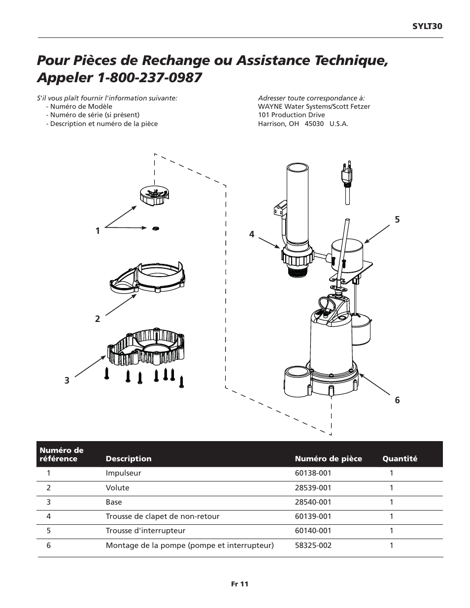 Wayne 1/3 HP SINK PUMP SYSTEM SYLT30 User Manual | Page 11 / 20
