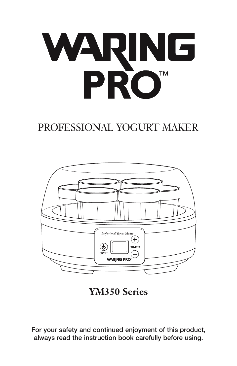 Waring YM350 User Manual | 20 pages