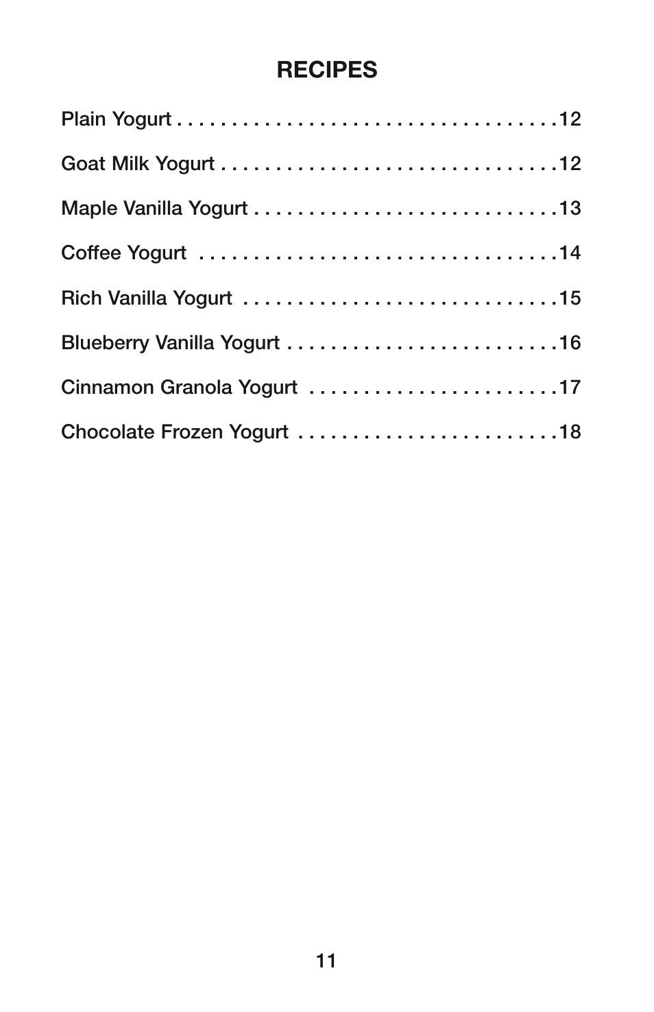 Recipes | Waring YM350 User Manual | Page 11 / 20