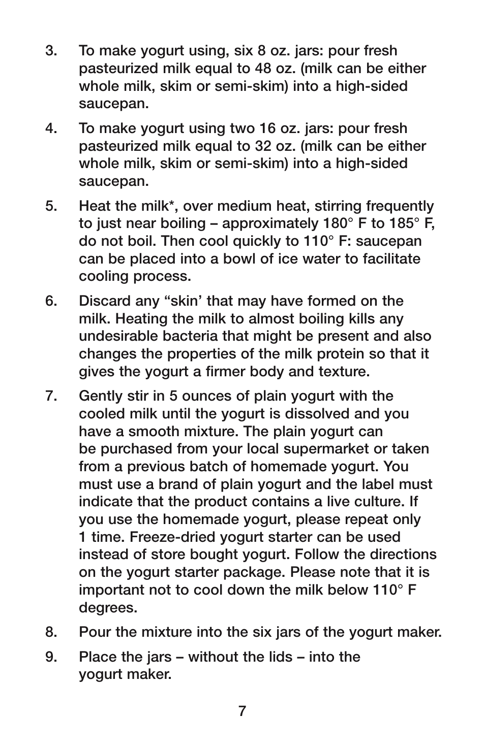 Waring YM350 User Manual | Page 7 / 20