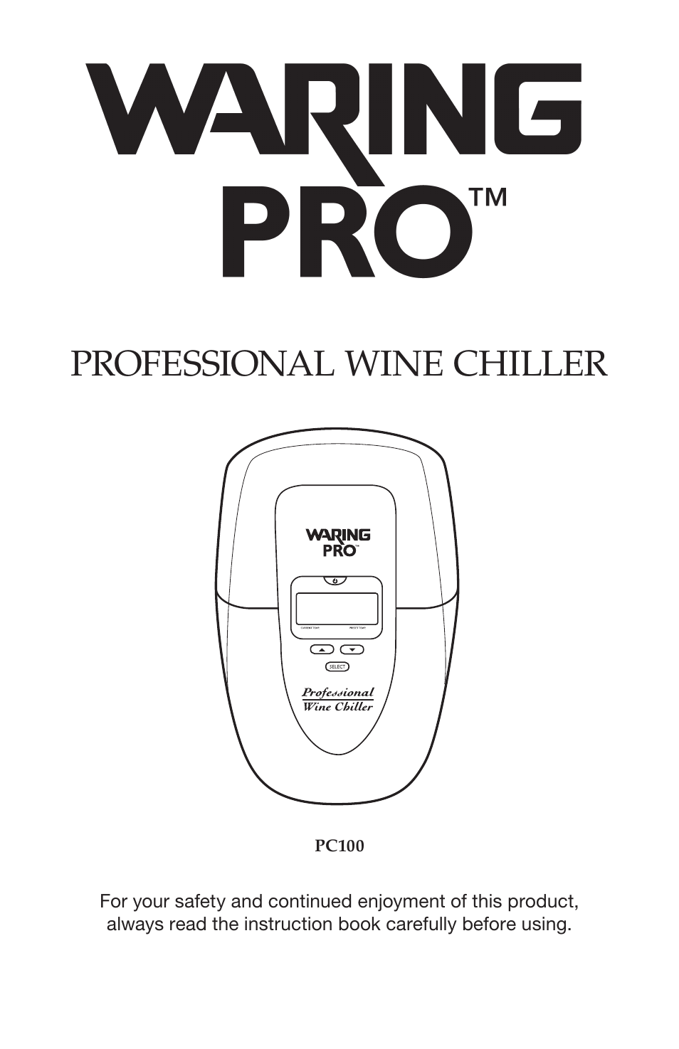 Waring WARNING PROTM PC100 User Manual | 13 pages