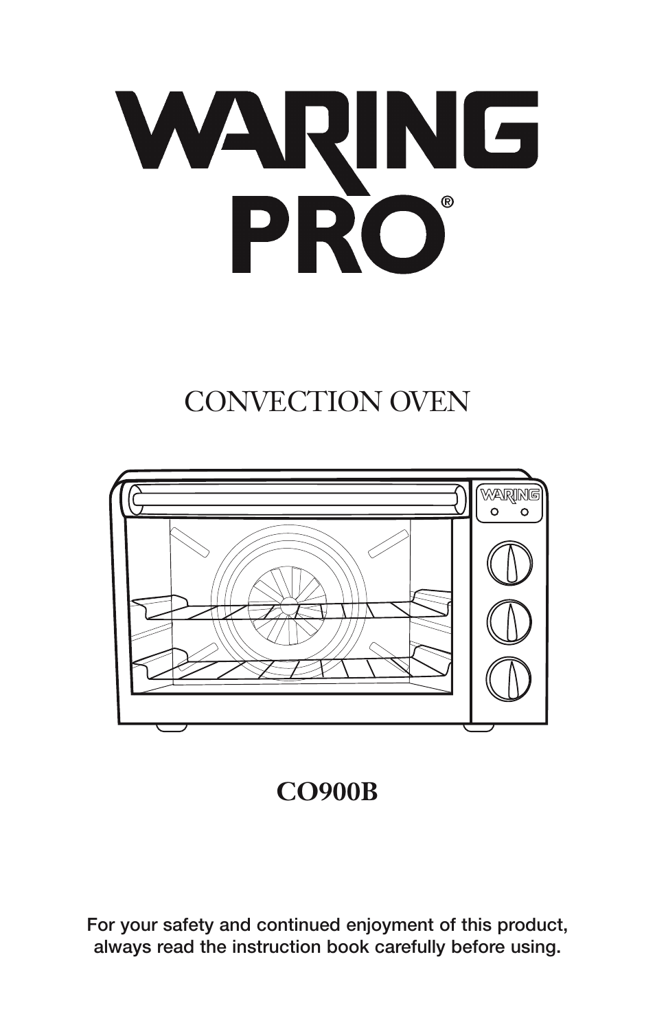 Waring CO900B User Manual | 55 pages