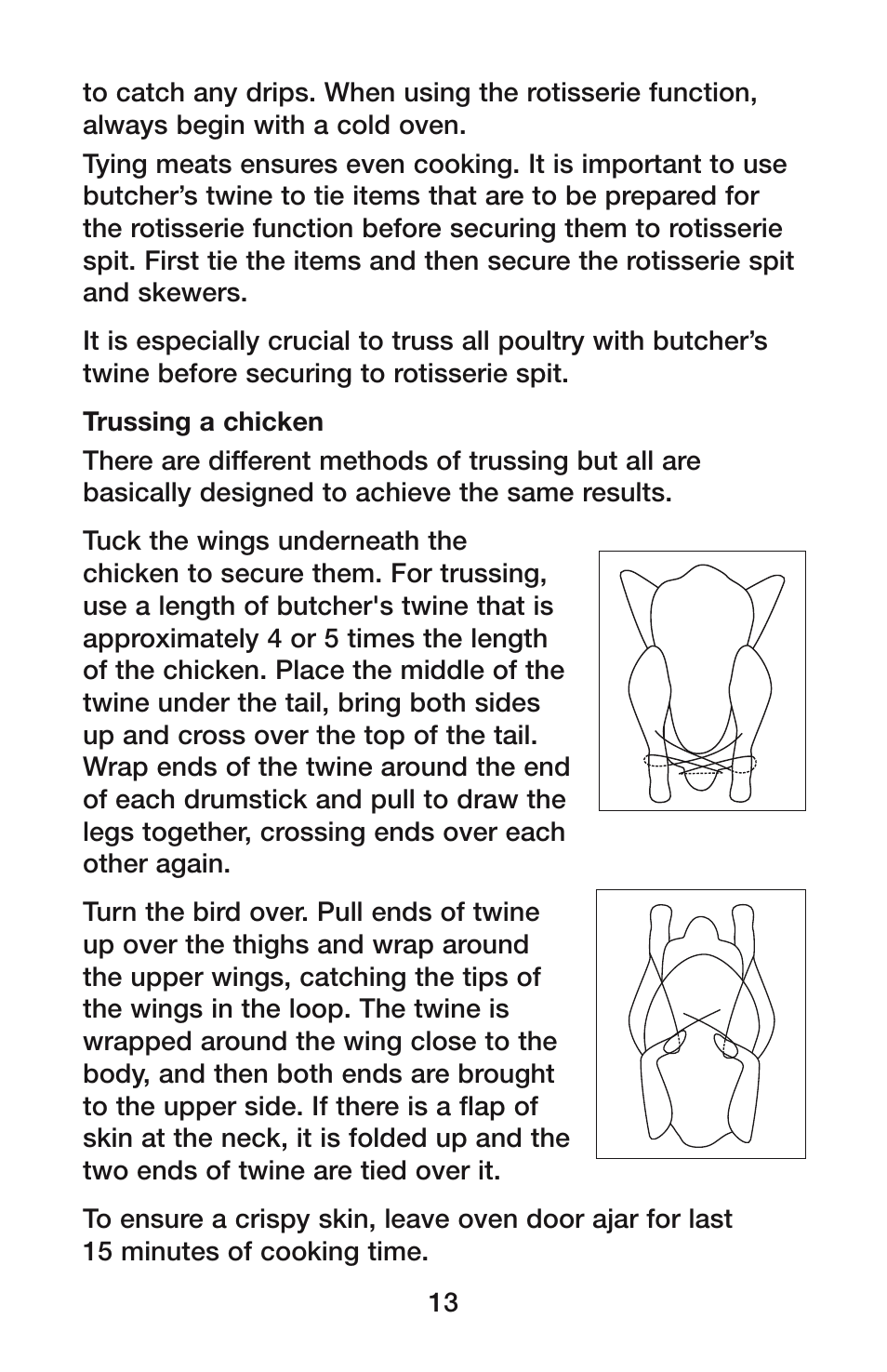 Waring CO1500B User Manual | Page 13 / 55