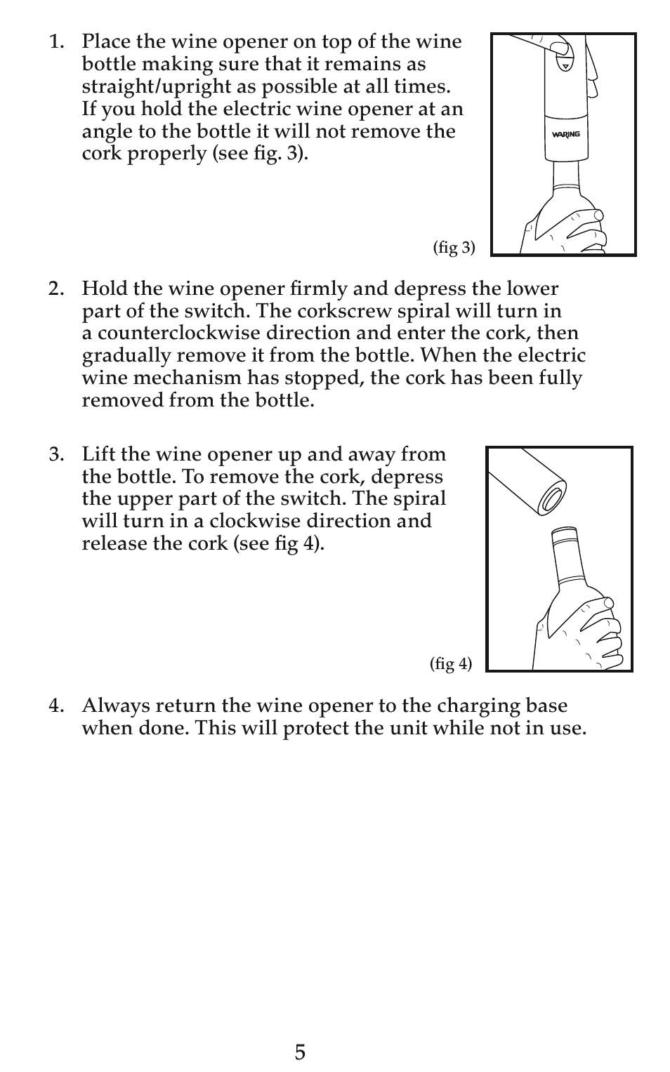 Waring WO50 User Manual | Page 6 / 7