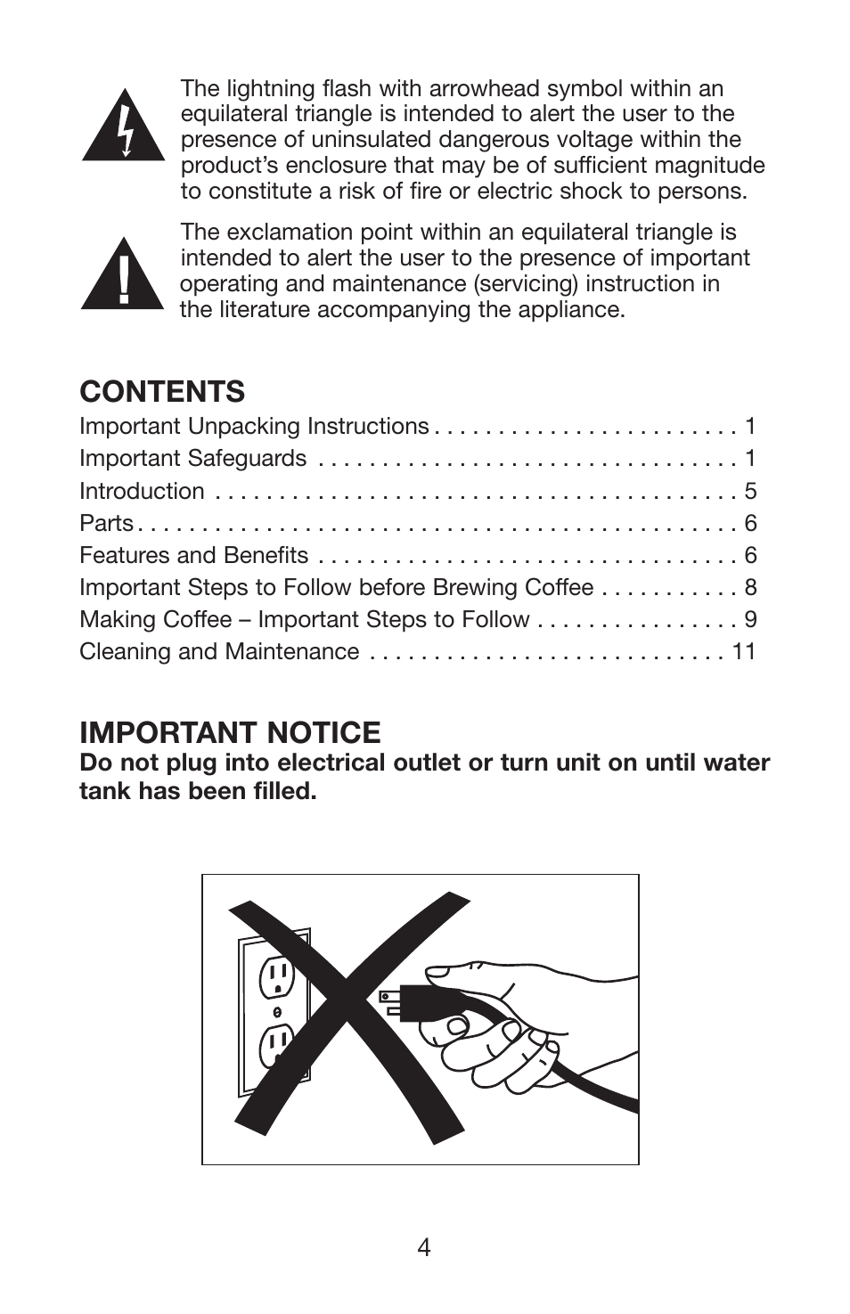 Waring WC1000 User Manual | Page 5 / 12