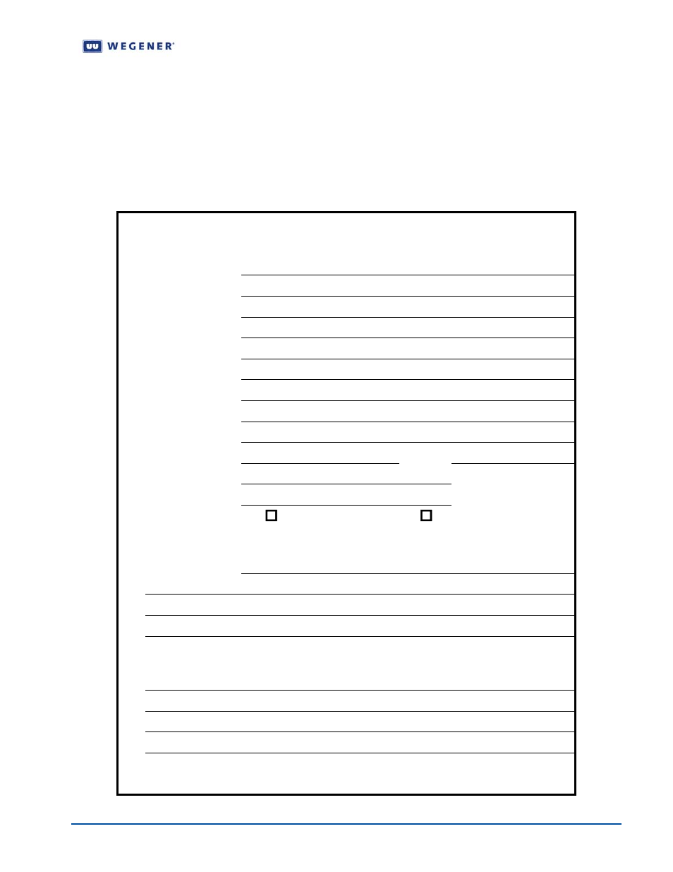 Appendix 3 rma request form, Ppendix, Rma r | Equest, Appendix 3, Rma request form, 3 rma r | Wegener Communications IPUMP 562 User Manual | Page 63 / 68