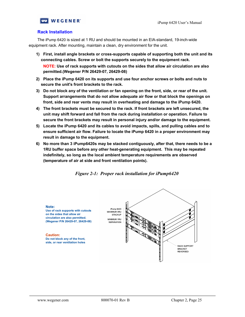 Wegener Communications 6420 User Manual | Page 29 / 135