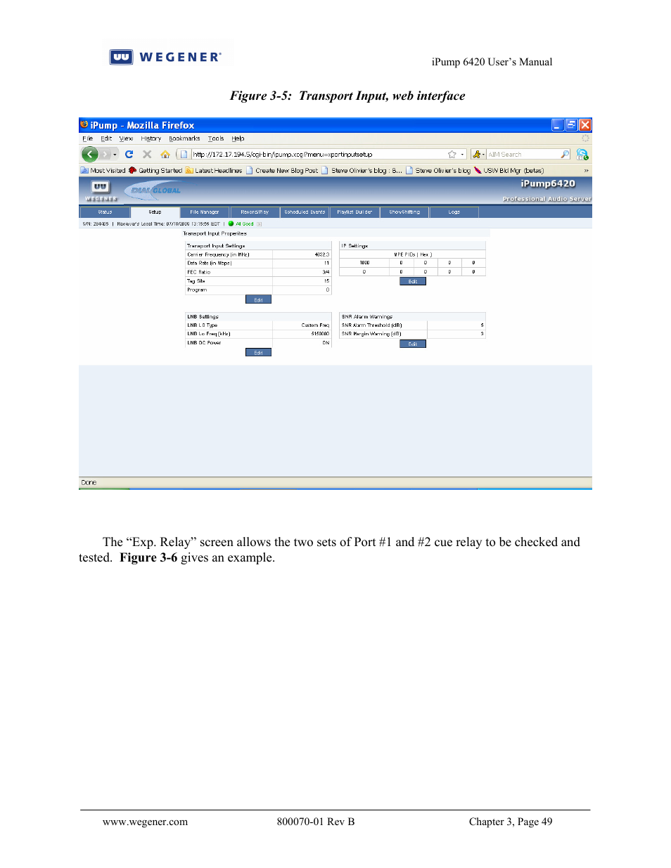 Wegener Communications 6420 User Manual | Page 53 / 135