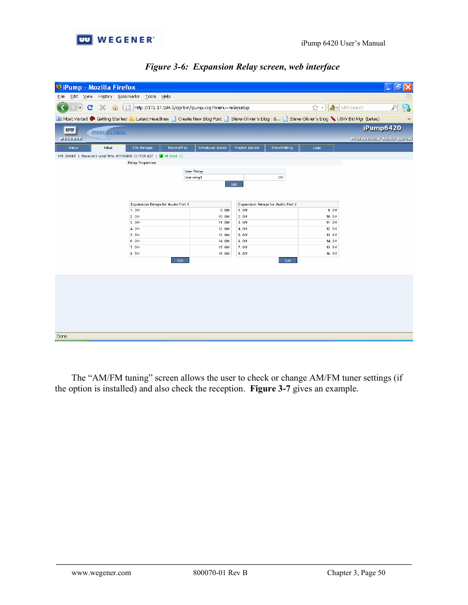 Wegener Communications 6420 User Manual | Page 54 / 135