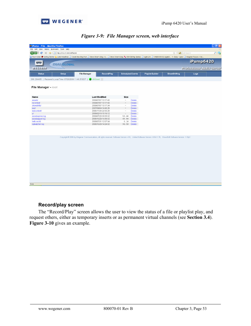 Wegener Communications 6420 User Manual | Page 57 / 135