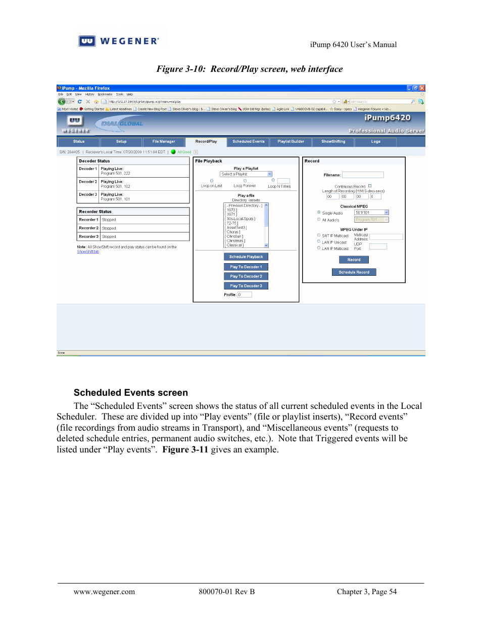 Wegener Communications 6420 User Manual | Page 58 / 135