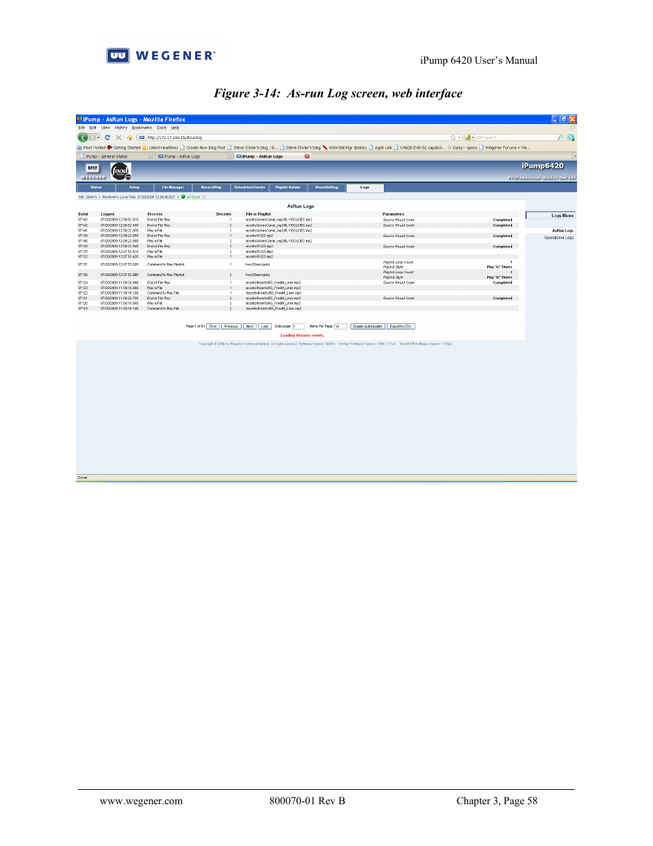 Wegener Communications 6420 User Manual | Page 62 / 135