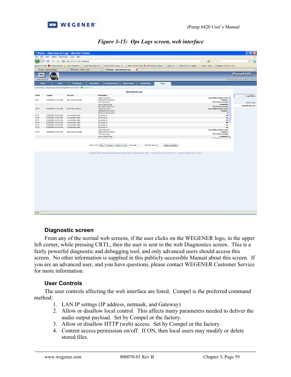 Wegener Communications 6420 User Manual | Page 63 / 135