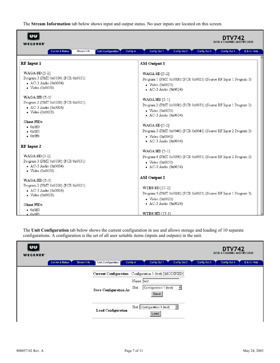 Wegener Communications DTV742 User Manual | Page 7 / 11