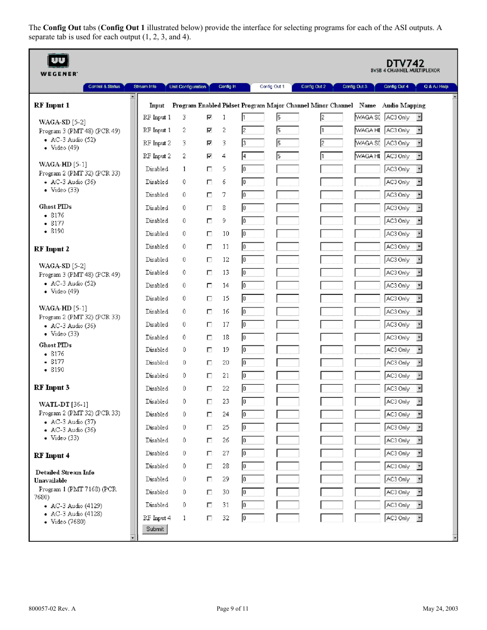 Wegener Communications DTV742 User Manual | Page 9 / 11