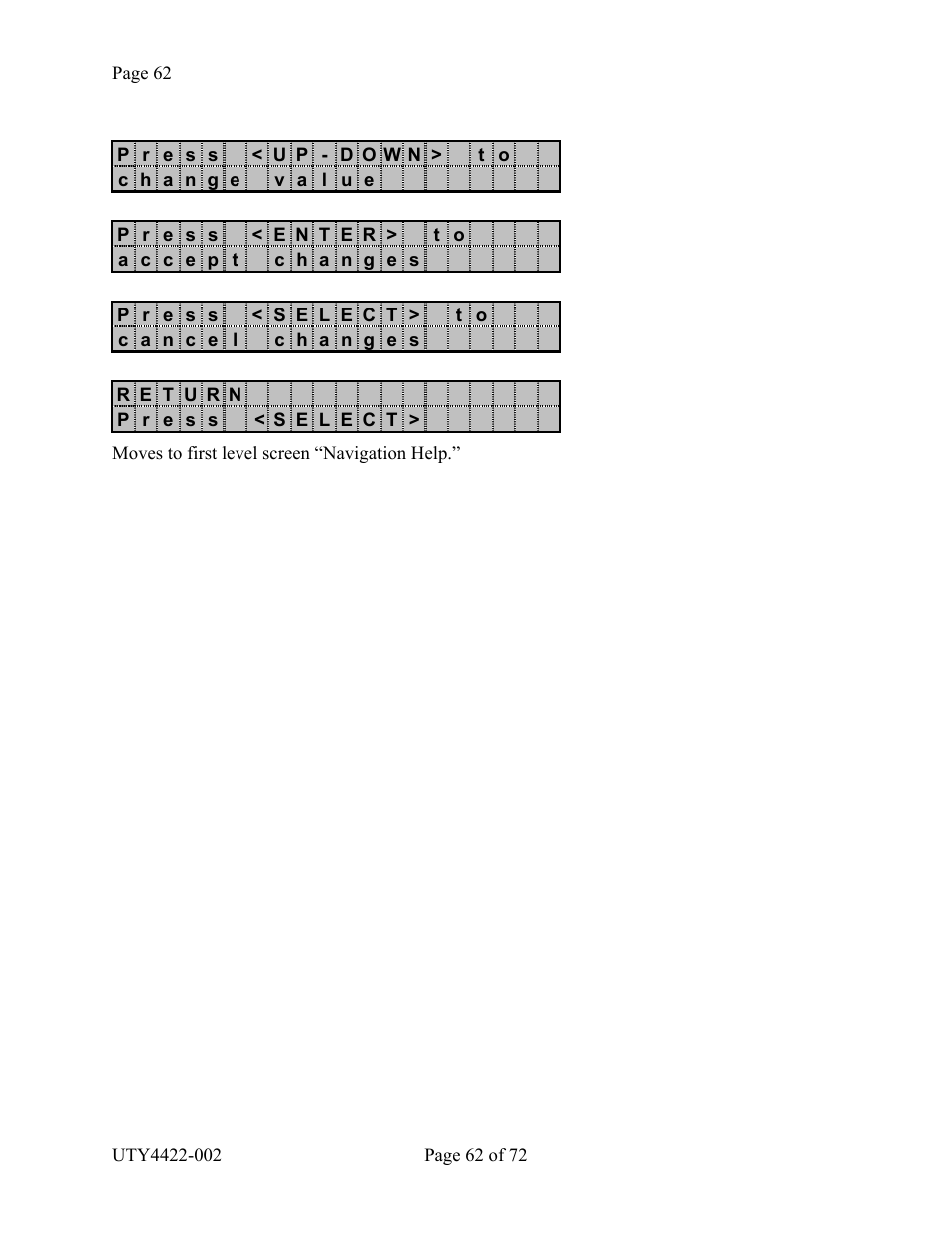 Wegener Communications 4422 User Manual | Page 62 / 72