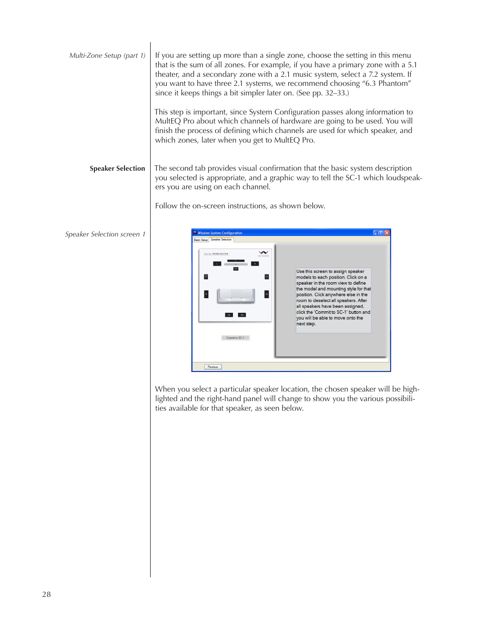 Wisdom Audio Wisdom & Sage Series SC-1 User Manual | Page 28 / 52