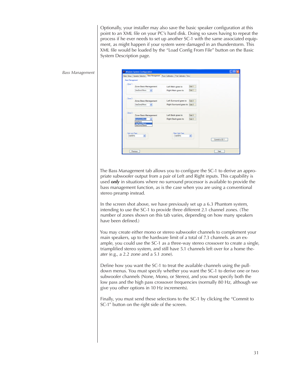 Wisdom Audio Wisdom & Sage Series SC-1 User Manual | Page 31 / 52