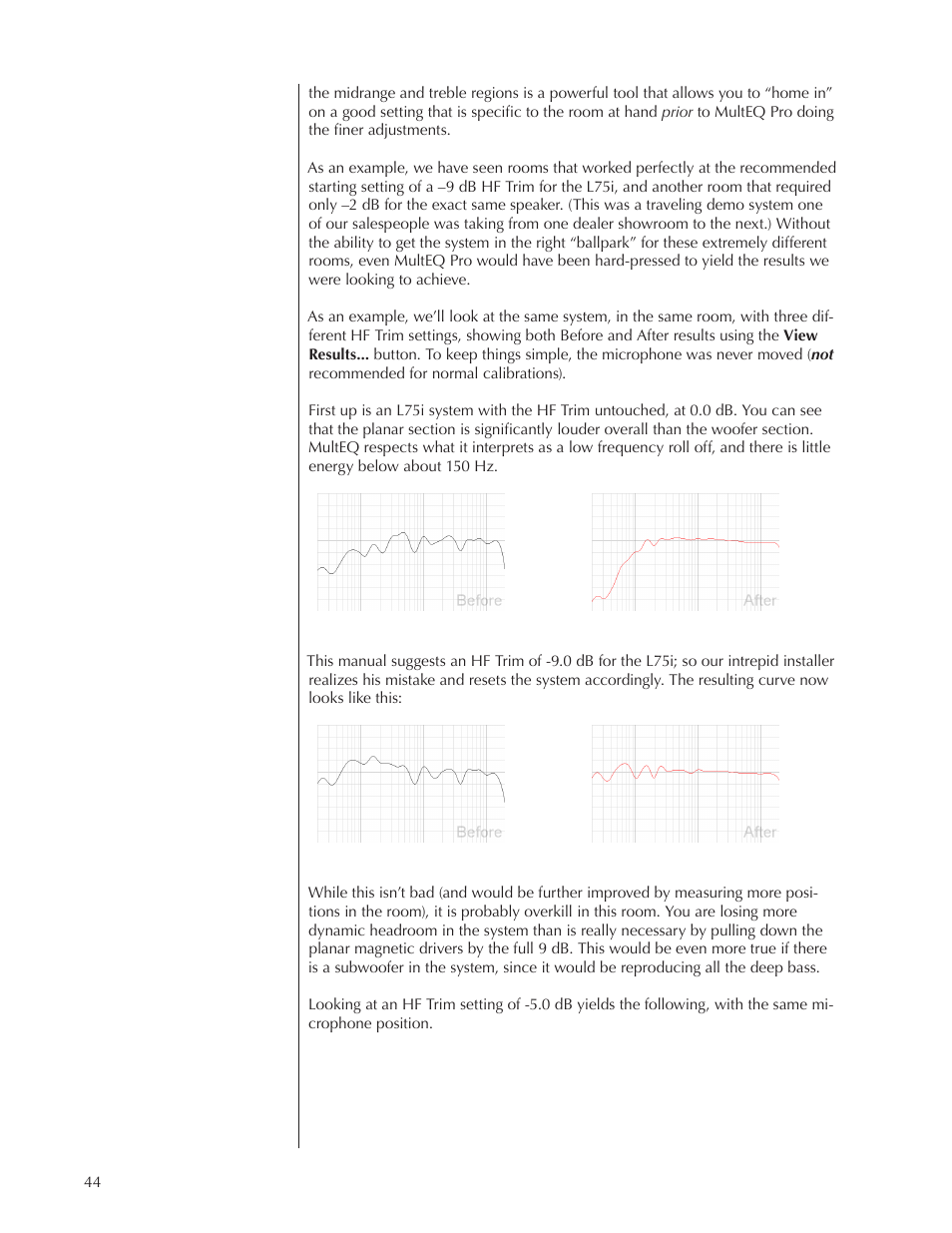 Wisdom Audio Wisdom & Sage Series SC-1 User Manual | Page 44 / 52