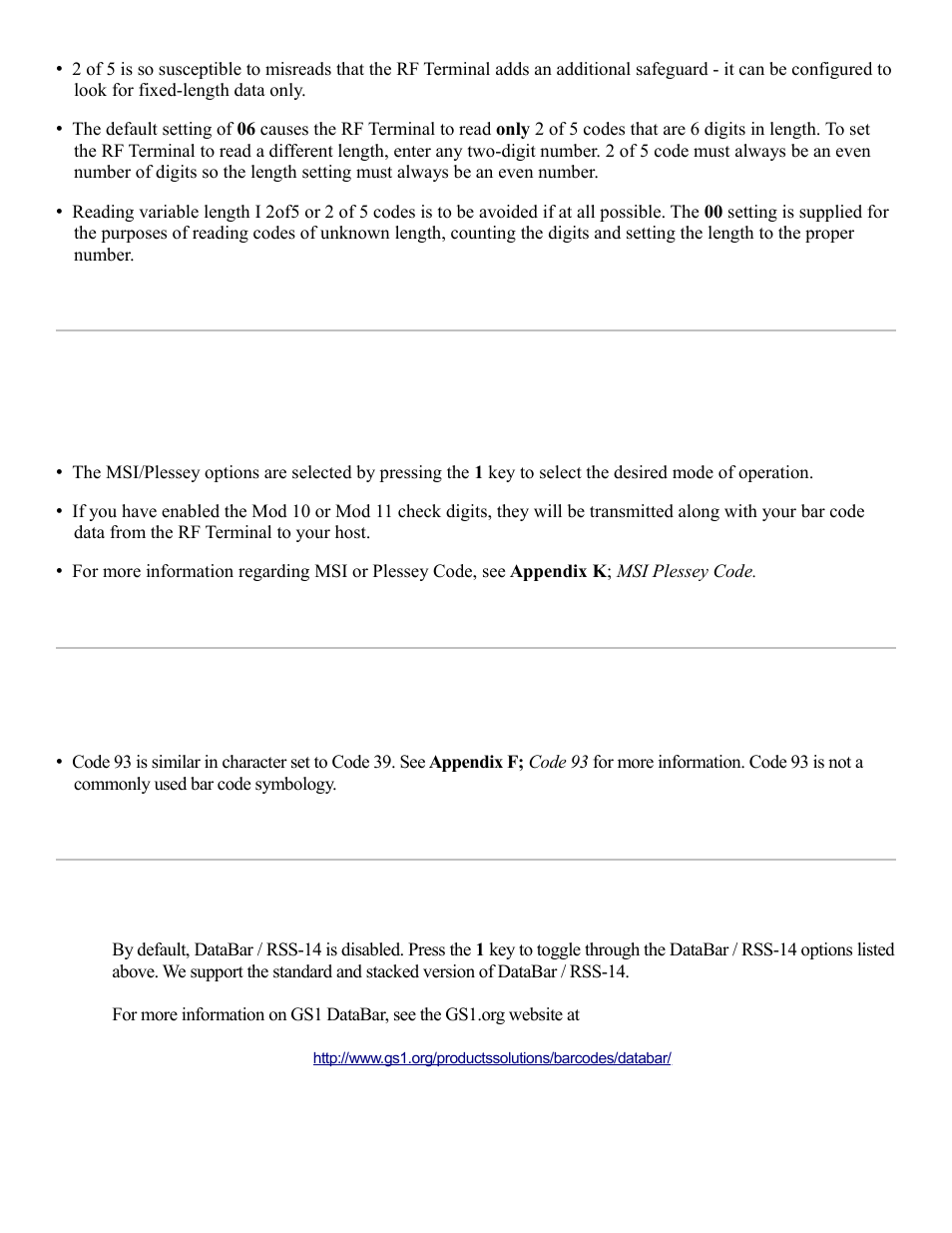 Worth Data RF Terminal 7000 User Manual | Page 20 / 103