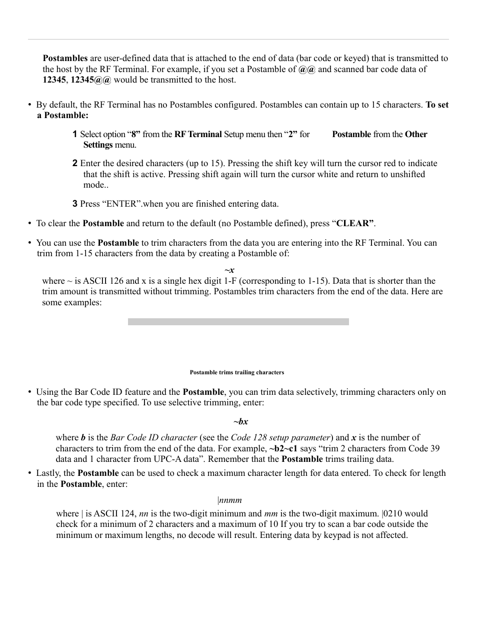 Worth Data RF Terminal 7000 User Manual | Page 27 / 103