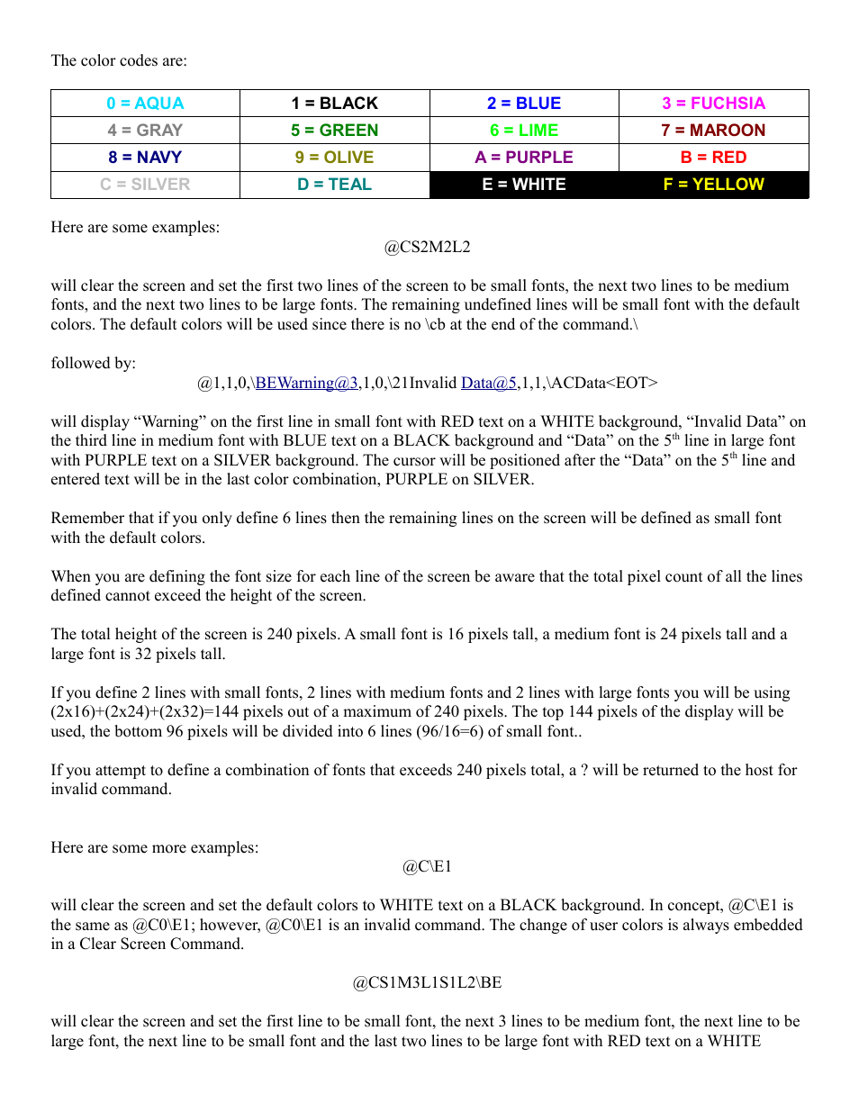 Worth Data RF Terminal 7000 User Manual | Page 43 / 103