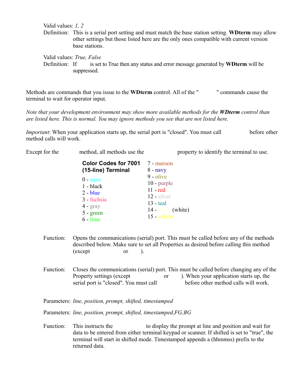 Worth Data RF Terminal 7000 User Manual | Page 55 / 103