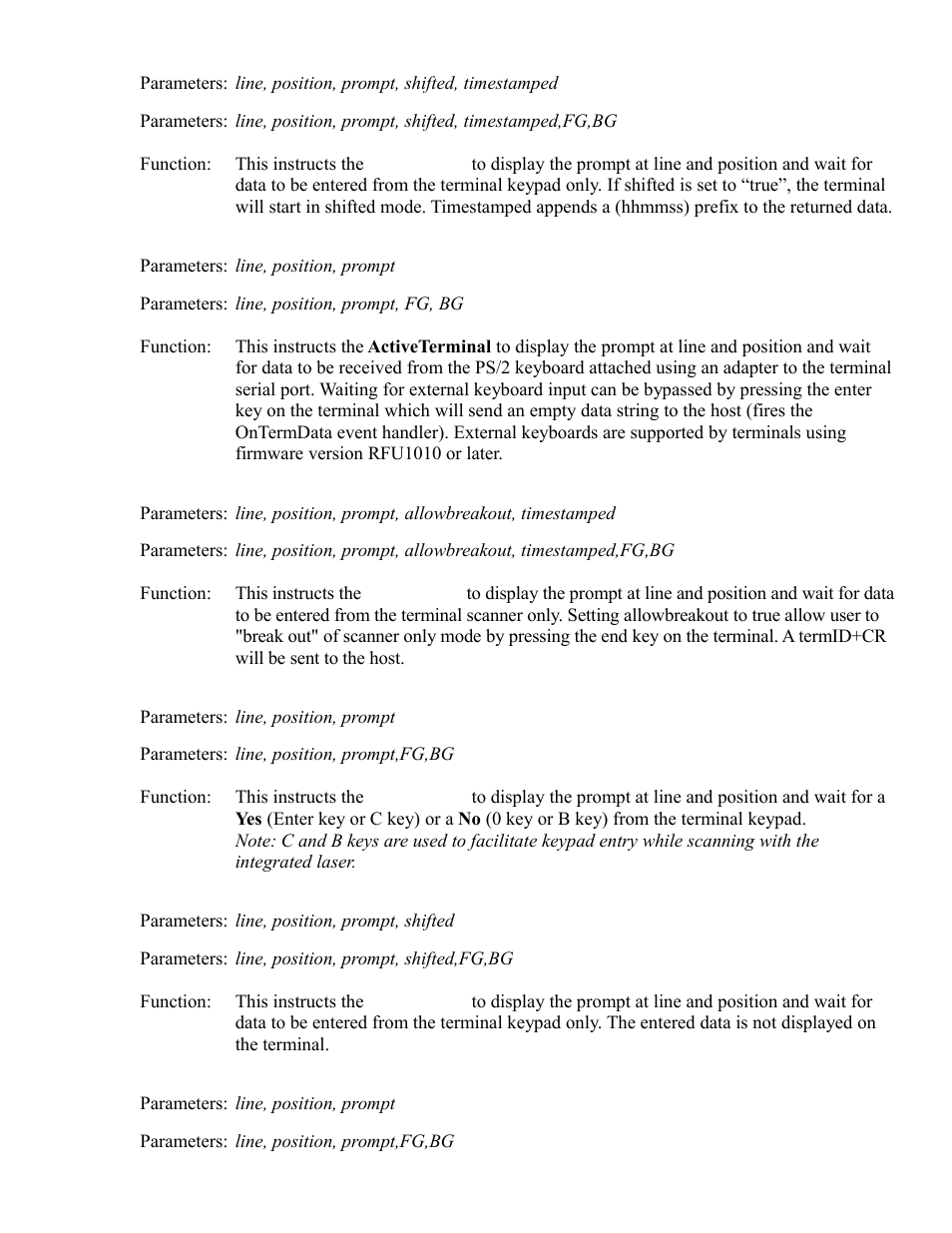 Worth Data RF Terminal 7000 User Manual | Page 56 / 103