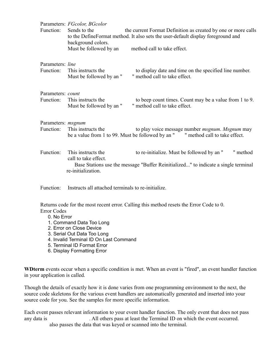 Worth Data RF Terminal 7000 User Manual | Page 58 / 103