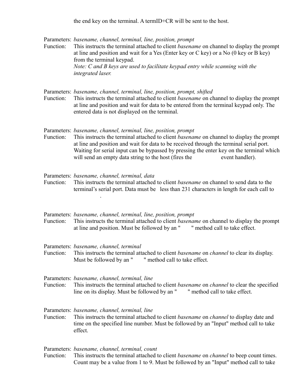 Worth Data RF Terminal 7000 User Manual | Page 64 / 103