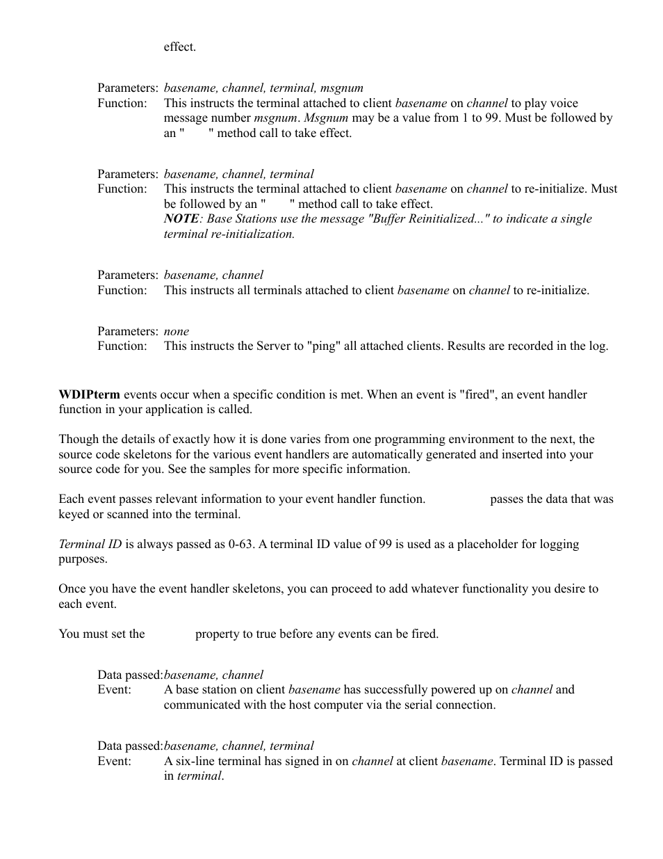 Worth Data RF Terminal 7000 User Manual | Page 65 / 103