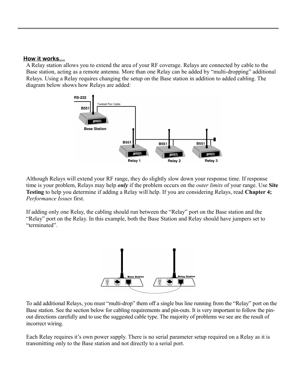 Adding relays | Worth Data RF Terminal 7000 User Manual | Page 80 / 103